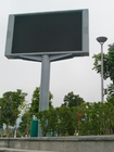 Publicidad al aire libre de la pantalla LED del alto contraste, cartelera P6 de la pantalla del LED con el gabinete del hierro