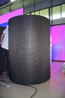 El panel llevado curvado de Adervertising de la exhibición de la instalación 360 fijos delgados para la etapa del concierto