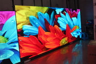 Pantalla LED a todo color de HD, gabinete video del aluminio de la exhibición de pared de PH1.44mm LED