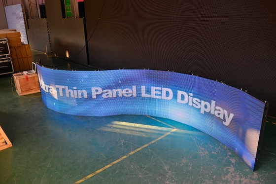 Etapa de alquiler delgada curvada instalación rápida de la pantalla LED marco de 60 herzios para los acontecimientos