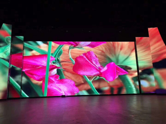 A presión la pantalla LED de aluminio 1R1G1B IP63 del alquiler del pixel 3.91m m de la fundición